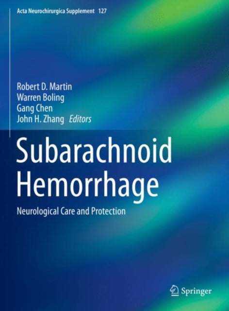 Book cover of: Subarachnoid Hemorrhage. By: Robert D. Martin