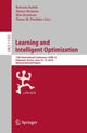 Book cover of: Learning and Intelligent Optimization. By: Roberto Battiti