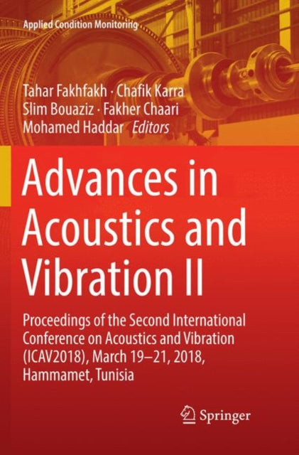 Book cover of: Advances in Acoustics and Vibration II. By: Tahar Fakhfakh