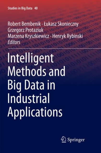Book cover of: Intelligent Methods and Big Data in Industrial Applications