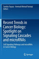 Book cover of: Recent Trends in Cancer Biology: Spotlight on Signaling Cascades and microRNAs. By: Sundas Fayyaz