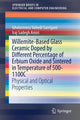 Book cover of: Willemite-Based Glass Ceramic Doped by Different Percentage of Erbium Oxide and Sintered in Temperature of 500-1100C. By: Gholamreza Vahedi Sarrigani