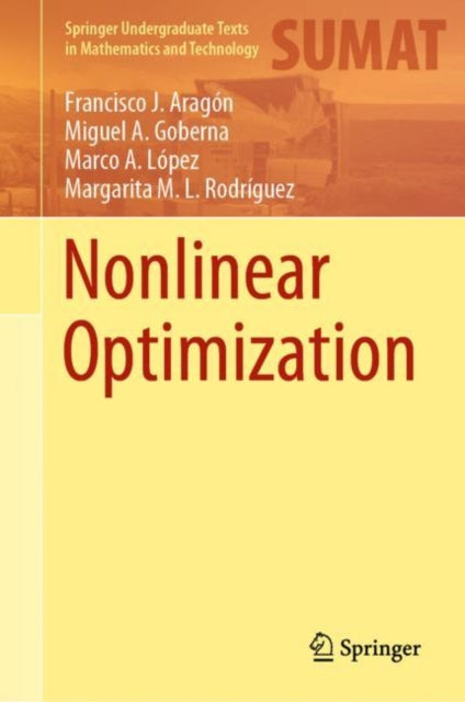 Book cover of: Nonlinear Optimization. By: Francisco J. Aragón