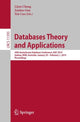 Book cover of: Databases Theory and Applications. By: Lijun Chang