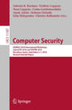 Book cover of: Computer Security. By: Sokratis K. Katsikas