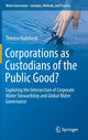 Book cover of: Corporations as Custodians of the Public Good?. By: Thérèse Rudebeck