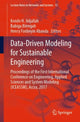 Book cover of: Data-Driven Modeling for Sustainable Engineering. By: Kondo H. Adjallah