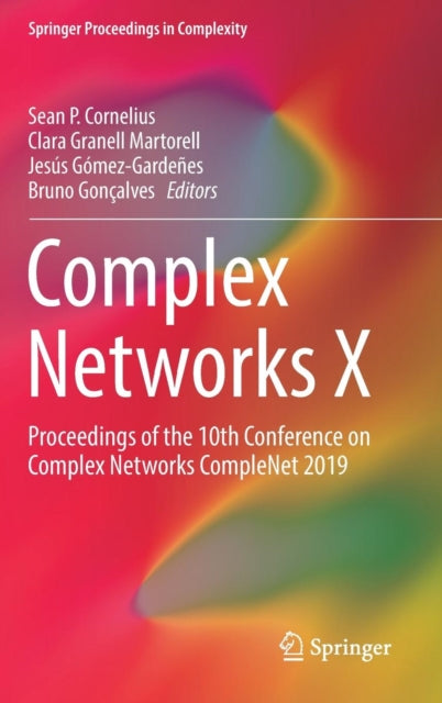 Book cover of: Complex Networks X. By: Sean P. Cornelius