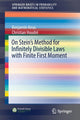 Book cover of: On Stein's Method for Infinitely Divisible Laws with Finite First Moment. By: Benjamin Arras