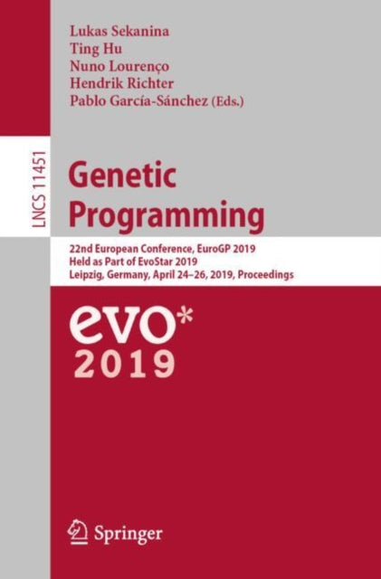 Book cover of: Genetic Programming. By: Lukas Sekanina