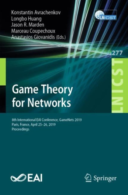Book cover of: Game Theory for Networks. By: Konstantin Avrachenkov