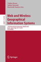 Book cover of: Web and Wireless Geographical Information Systems. By: Yukiko Kawai