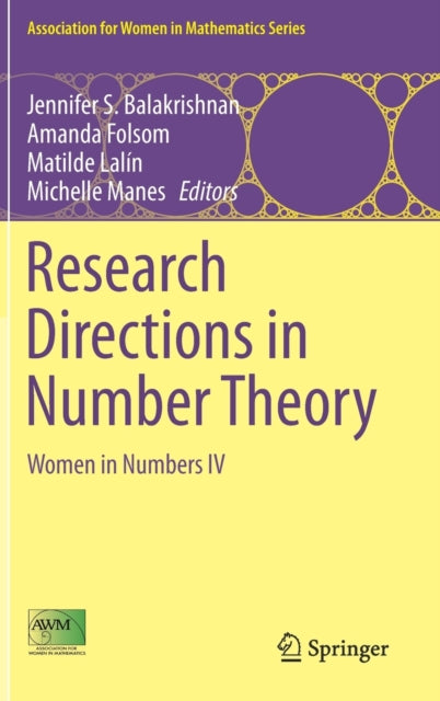 Book cover of: Research Directions in Number Theory. By: Jennifer S. Balakrishnan