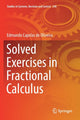 Book cover of: Solved Exercises in Fractional Calculus. By: Edmundo Capelas de Oliveira