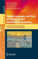 Book cover of: Models, Languages, and Tools for Concurrent and Distributed Programming. By: Michele Boreale