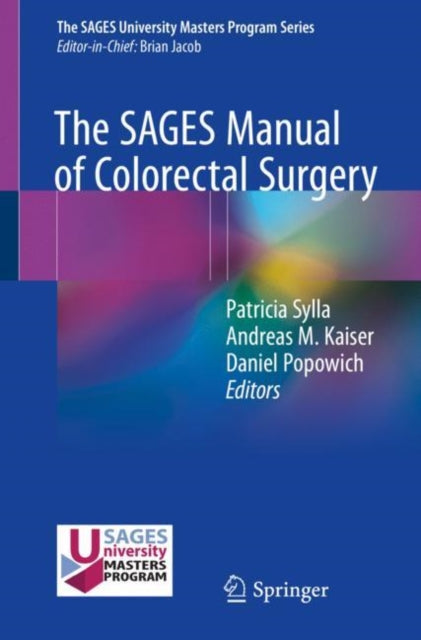 Book cover of: SAGES Manual of Colorectal Surgery. By: Patricia Sylla