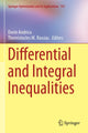Book cover of: Differential and Integral Inequalities. By: Dorin Andrica