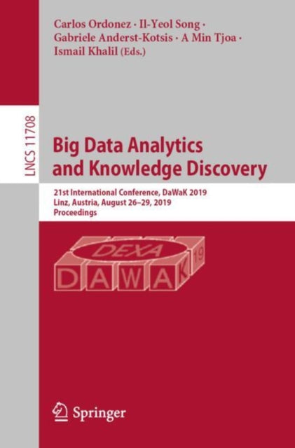 Book cover of: Big Data Analytics and Knowledge Discovery. By: Carlos Ordonez