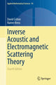 Book cover of: Inverse Acoustic and Electromagnetic Scattering Theory. By: David Colton - undifferentiated