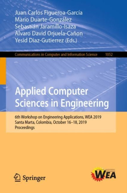 Book cover of: Applied Computer Sciences in Engineering. By: Juan Carlos Figueroa-García