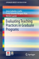 Book cover of: Evaluating Teaching Practices in Graduate Programs. By: Jesús Gabalán-Coello