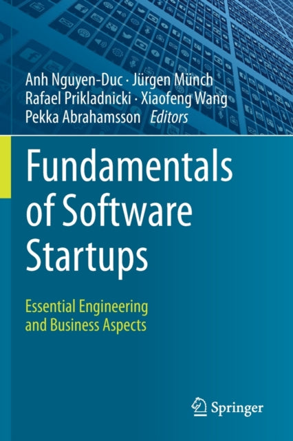 Book cover of: Fundamentals of Software Startups. By: Anh Nguyen-Duc