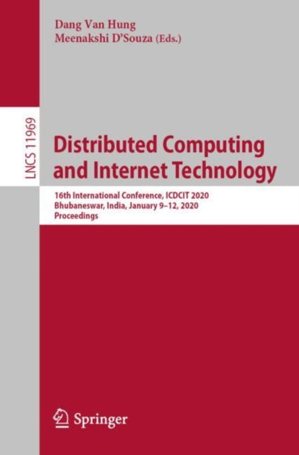 Book cover of: Distributed Computing and Internet Technology. By: Dang Van Hung