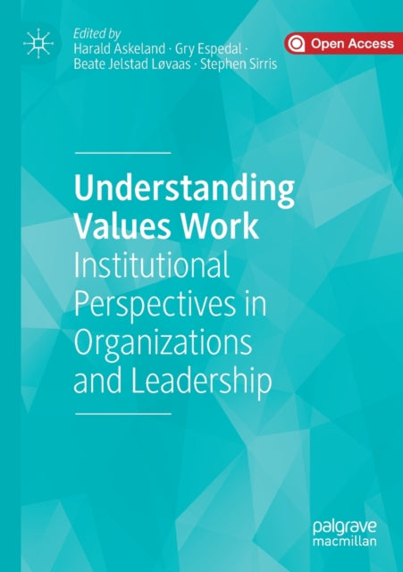 Book cover of: Understanding Values Work. By: Harald Askeland