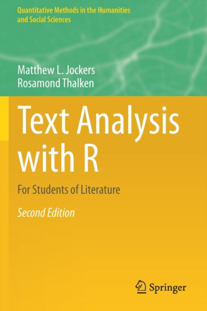Book cover of: Text Analysis with R. By: Matthew L. Jockers
