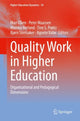 Book cover of: Quality Work in Higher Education. By: Mari Elken