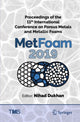Book cover of: Proceedings of the 11th International Conference on Porous Metals and Metallic Foams (MetFoam 2019). By: Nihad Dukhan