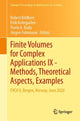 Book cover of: Finite Volumes for Complex Applications IX - Methods, Theoretical Aspects, Examples. By: Robert Klöfkorn
