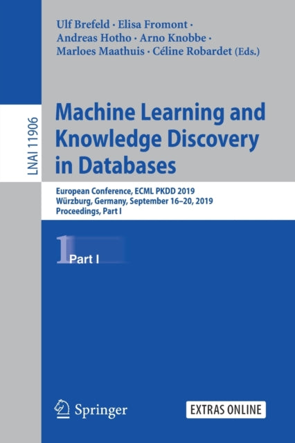 Book cover of: Machine Learning and Knowledge Discovery in Databases. By: Ulf Brefeld