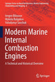 Book cover of: Modern Marine Internal Combustion Engines. By: Ievgen Bilousov