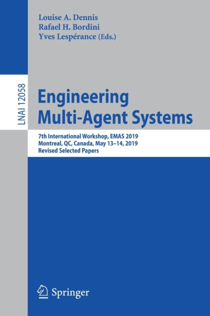 Book cover of: Engineering Multi-Agent Systems. By: Louise A. Dennis