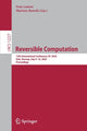 Book cover of: Reversible Computation. By: Ivan Lanese