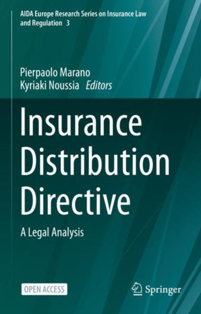 Book cover of: Insurance Distribution Directive. By: Pierpaolo Marano