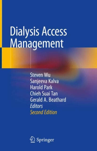 Book cover of: Dialysis Access Management. By: Steven Wu
