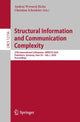 Book cover of: Structural Information and Communication Complexity. By: Andrea Richa