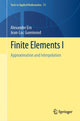 Book cover of: Finite Elements I. By: Alexandre Ern
