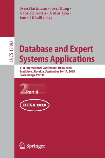 Book cover of: Database and Expert Systems Applications. By: Sven Hartmann