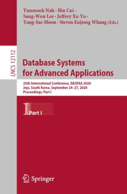 Book cover of: Database Systems for Advanced Applications. By: Nah Yunmook