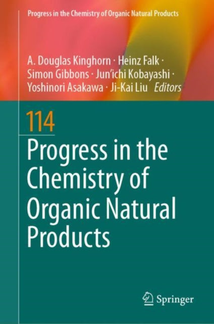 Book cover of: Progress in the Chemistry of Organic Natural Products 114. By: A. Douglas Kinghorn