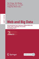 Book cover of: Web and Big Data. By: Xin Wang