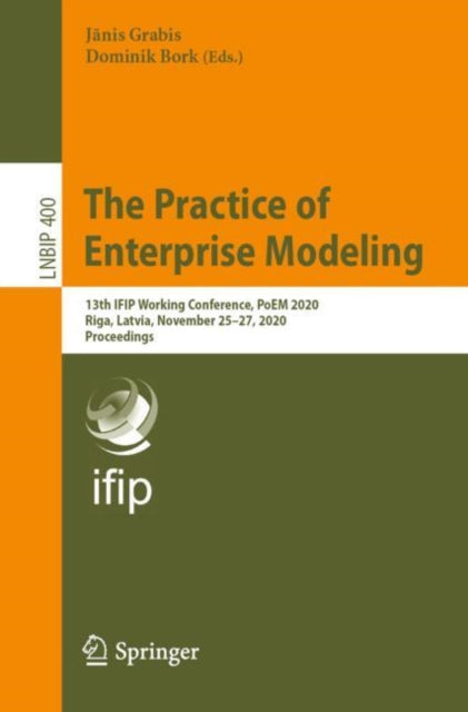 Book cover of: Practice of Enterprise Modeling. By: Jānis Grabis