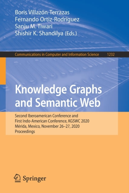 Book cover of: Knowledge Graphs and Semantic Web. By: Boris Villazón-Terrazas
