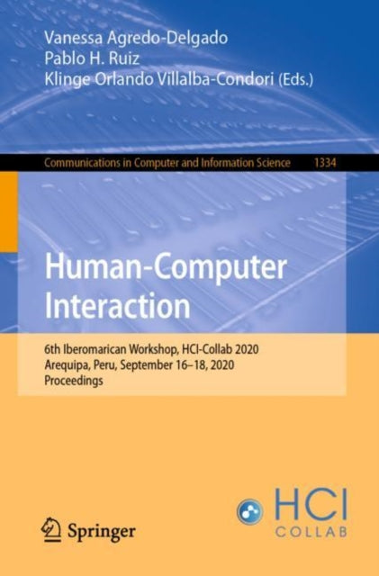 Book cover of: Human-Computer Interaction. By: Vanessa Agredo-Delgado