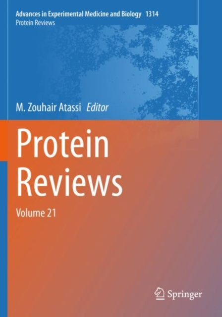 Book cover of: Protein Reviews. By: M. Zouhair Atassi