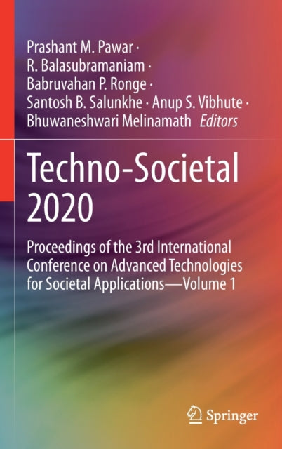 Book cover of: Techno-Societal 2020. By: Prashant M. Pawar