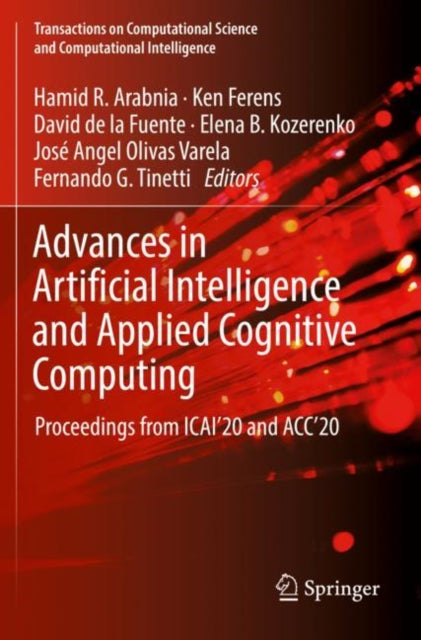 Book cover of: Advances in Artificial Intelligence and Applied Cognitive Computing. By: Hamid R. Arabnia